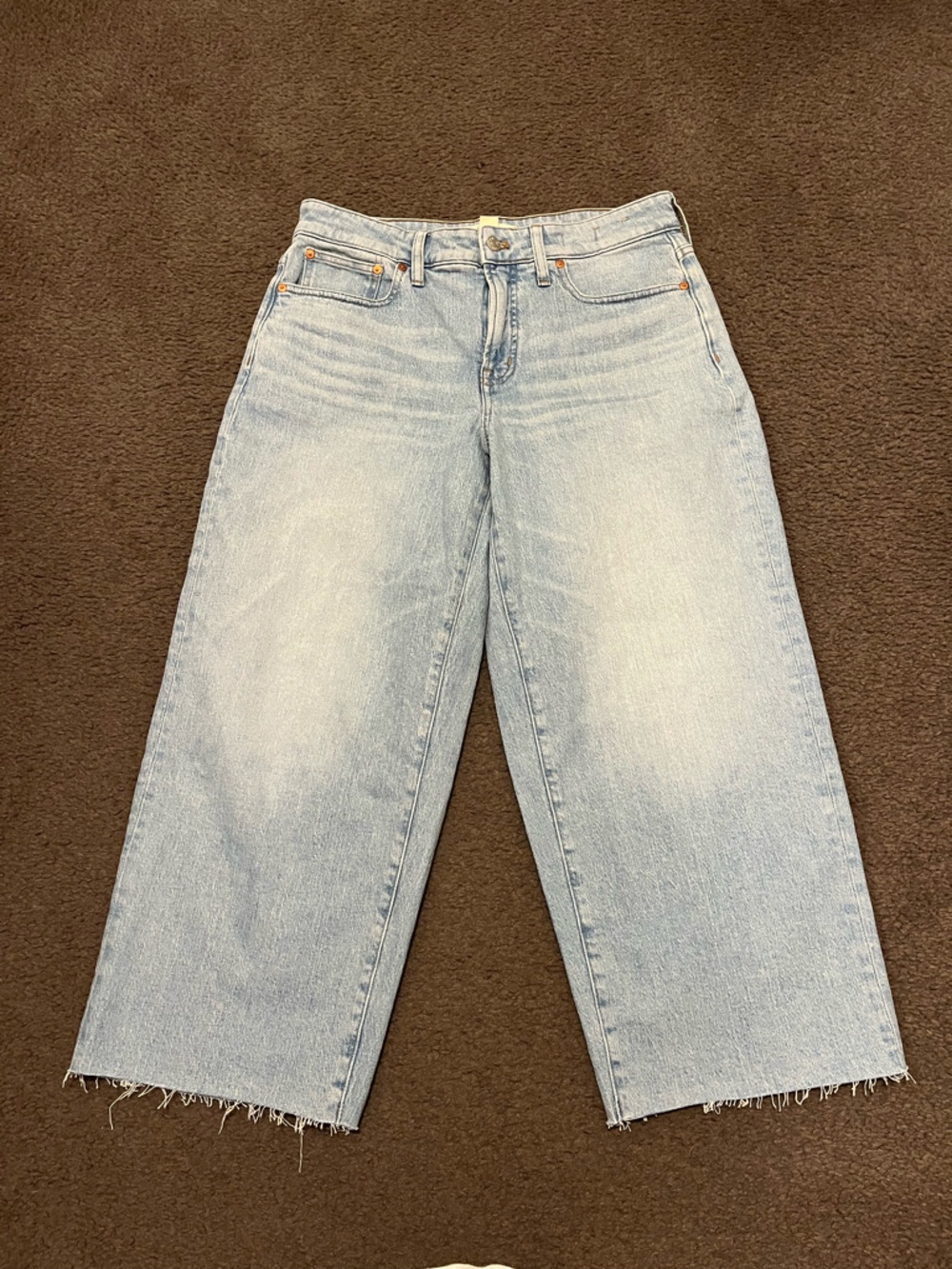 Madewell The Curvy Perfect Vintage Wide Leg Crop Jeans - Picture 4 of 8